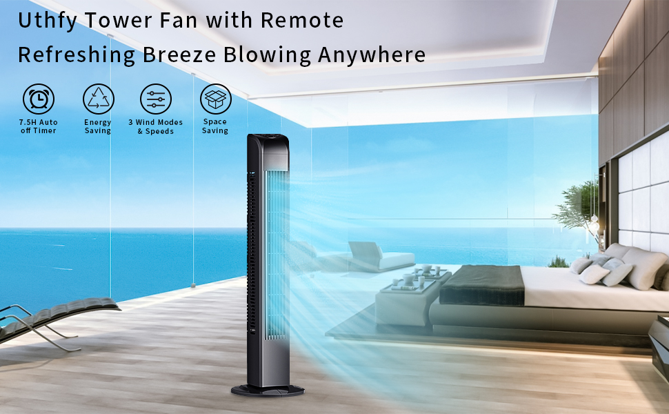 TOWER FAN WITH REMOTE