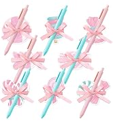 Xqumoi Christmas Pink Candy Sticky Notes with Pen Gift Set - 24 Set Xmas Sweet Self Sticky Writin...