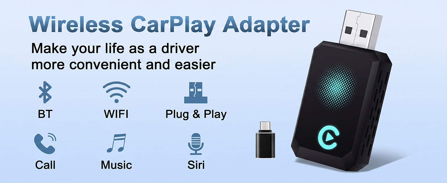 Wireless CarPlay Adapter