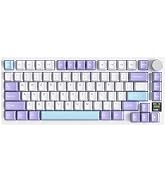 ATTACK SHARK X820 Ultra 75% Wireless Gaming Mechanical Keyboard Hot-Swappable Gasket Mount RGB Ba...