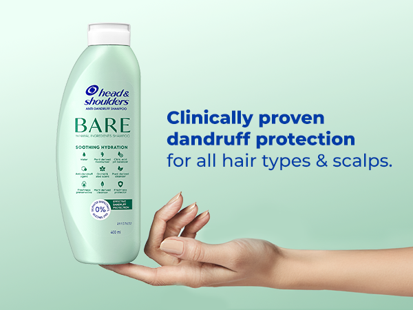 Effective dandruff protection for all hair types; clinically proven for results.