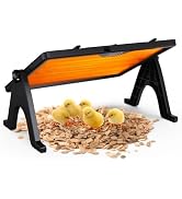 Chick Brooder Plate, 12"x16.5" Adjustable Double-Sided Heating Plate with LED Light & Remote Cont...