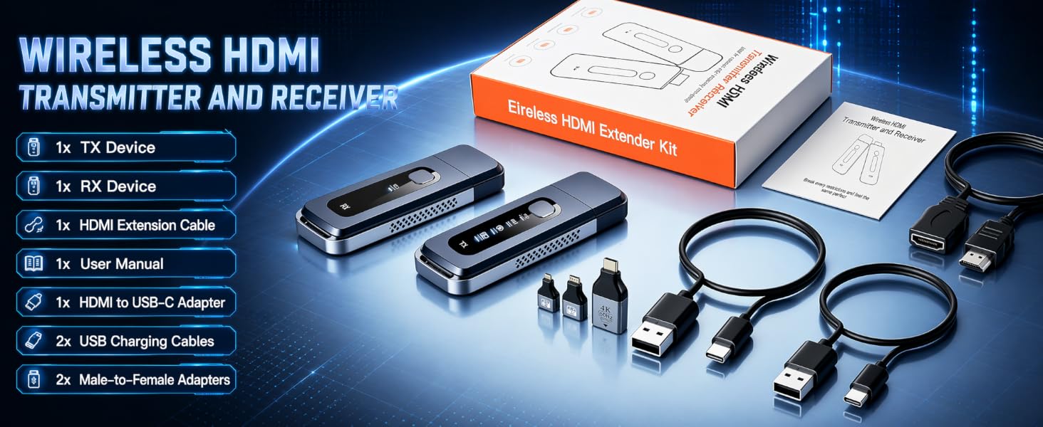 wireless hdmi transmitter and receiver