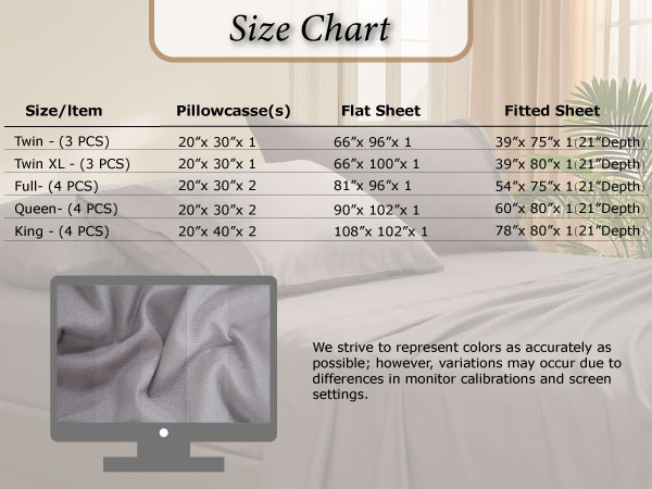 Deep Pocket Fitted Sheet