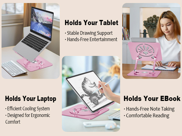 laptop stand for desk portable notebook stand ergonomic laptop riser office desk accessories
