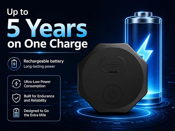 Up to 5 Years on One Charge