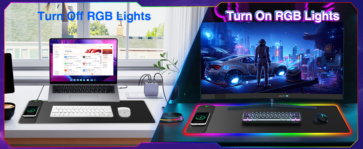 led mouse pad