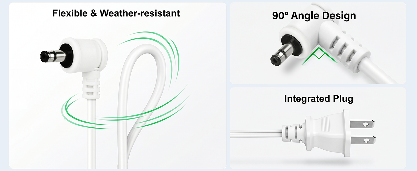 Weatherproof Power Cord