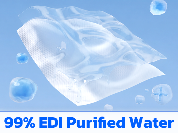 99% EDI Purified Water, Pure Formula for Daily Care