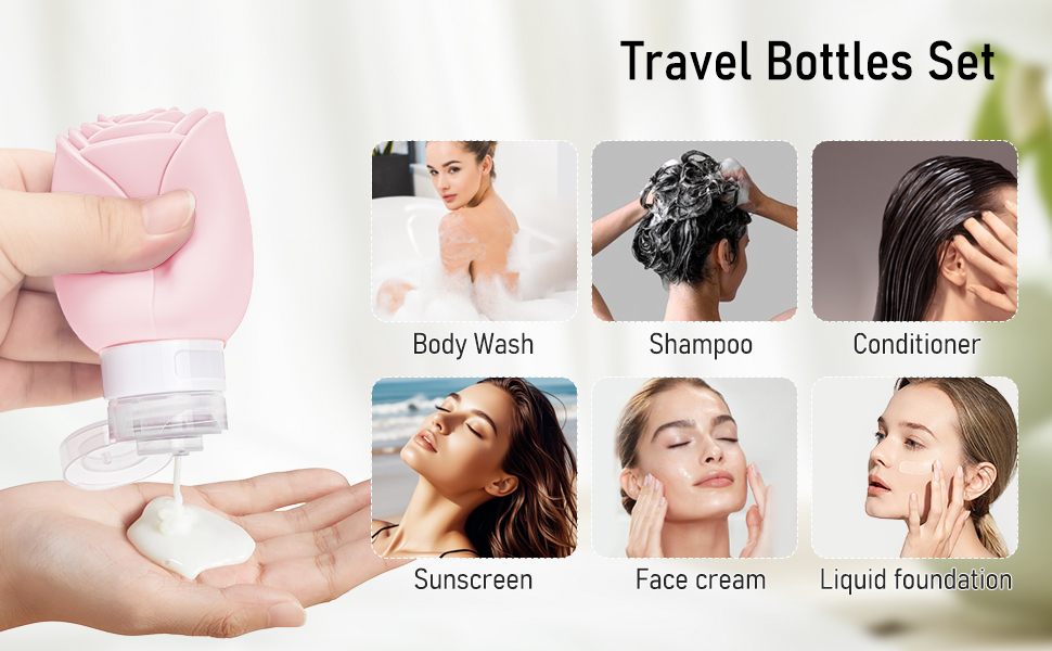 rose travel bottle