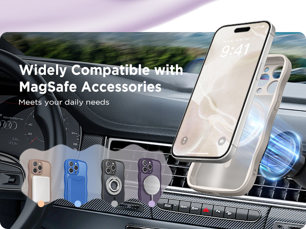 iPhone 15 Pro Max Magnetic Phone Case Slim Shockproof Women Men Protective Case Cover 6.7 inch