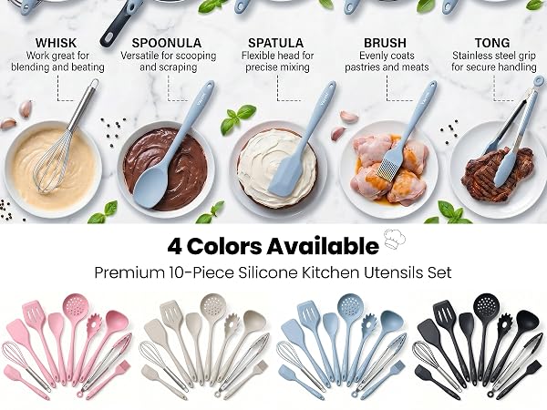 kitchen utensils silicone