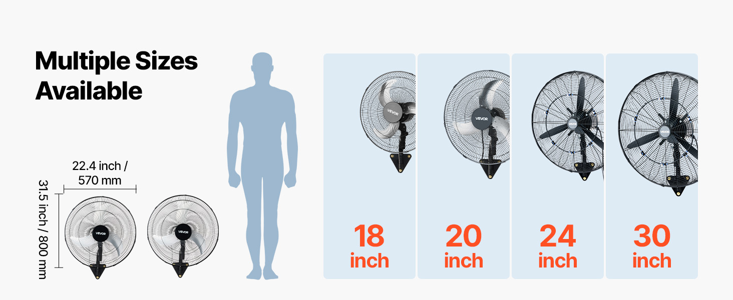 wall mounted fans