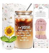 fcaylo Sister Birthday Gifts for Women, Big Sister Gift Ideas for Sisters from Brother, Christmas...