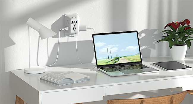 5 outlet extender with usb
