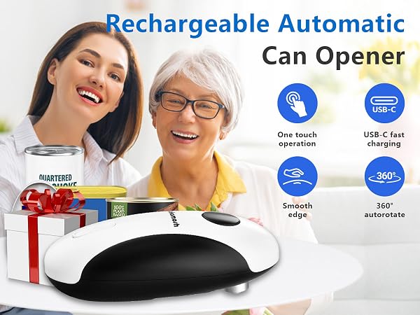 rechargeable electric can opener