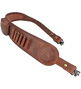 Tourbon Hunting Rifle Shell Holder Bandolier Gun Shoulder Strap Sling for Caliber .30-06 .30-30 .308