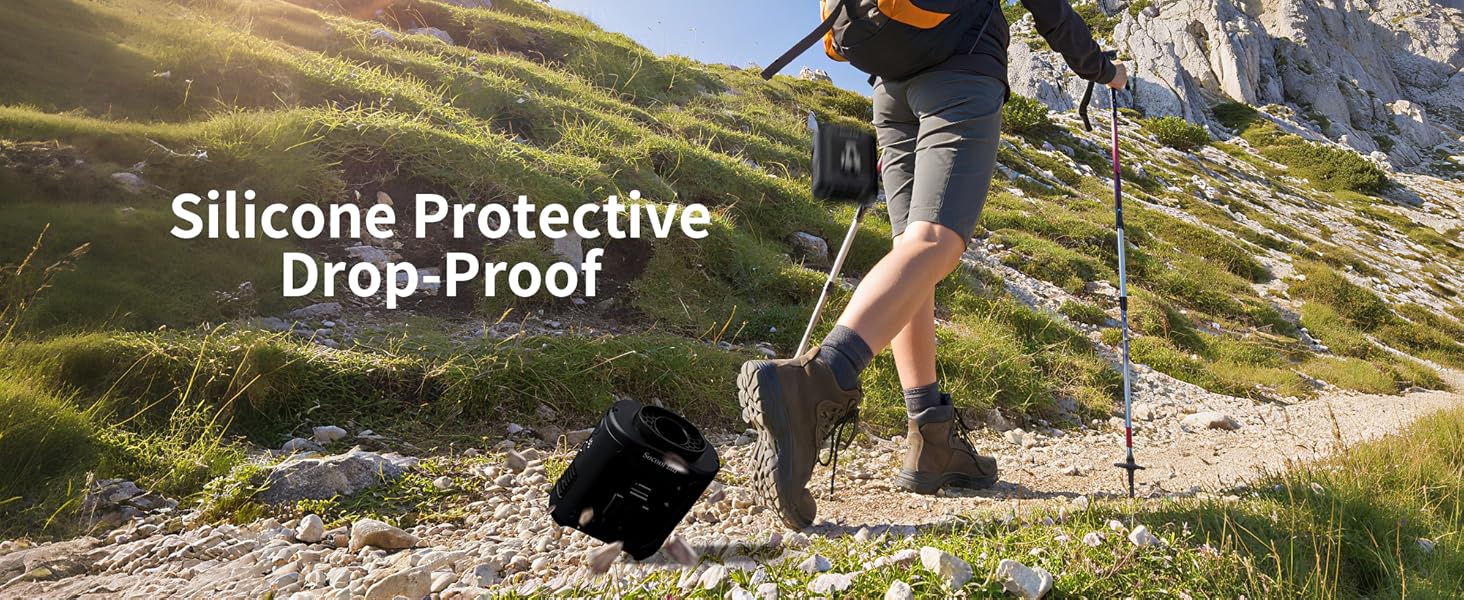 Drop-Resistant,Protect Your Mini Waist Fan