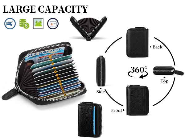 Large capacity card holder