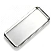 VCREATC Small Stainless Steel Tray, 8.7 Inch Rectangular Metal Tray for Bathroom Vanity Organizat...