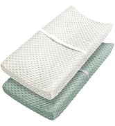 Babebay Changing Pad Cover, Ultra Soft Minky Dots Plush Changing Table Covers for Baby Boys and G...