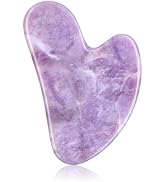 Gua Sha Facial Tools Guasha Tool Gua Sha Jade Stone for Face Skincare Facial Body Acupuncture Rel...