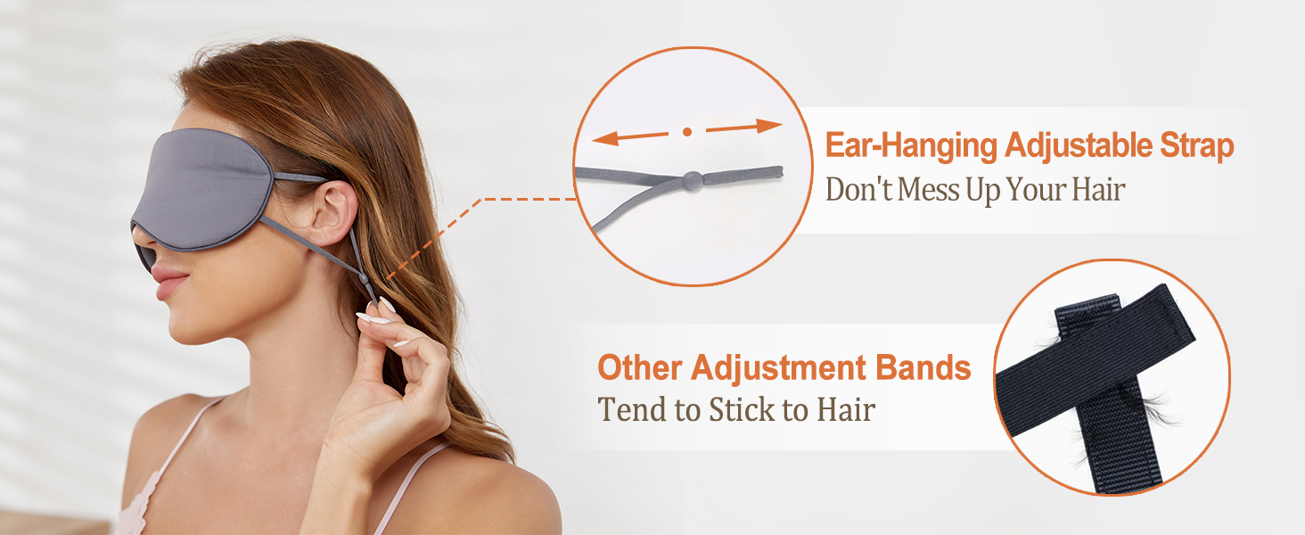 New Ear-Hanging Sleep Mask for Hassle-Free Side Sleeping