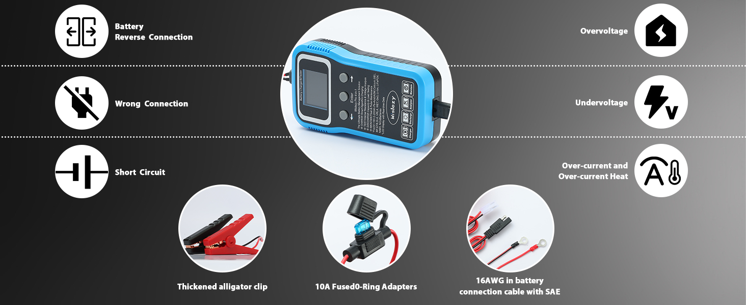marine battery maintainer deep cycle battery maintainer AGM battery maintainer