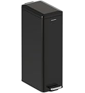 SolaceCove Soft-Close Trash Can with lid,8 Gallon/30L Anti-Fingerprint Stainless Steel Garbage Ca...
