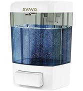 SVAVO Soap Dispenser Wall Mount 23.7oz / 700ml, Refillable Commercial Soap Dispenser, Wall Mounte...