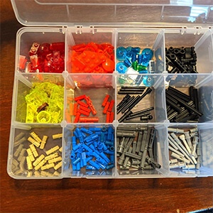 organizers and storage,hair accessories organiser,compartment storage boxes,lego-boxes storage
