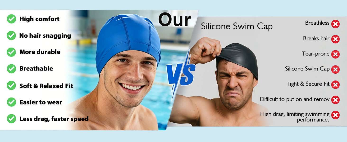 Lycra Swimming Cap