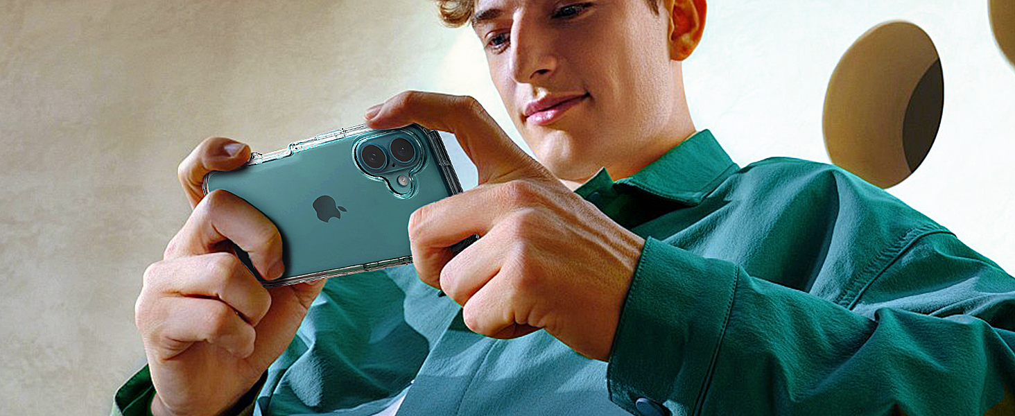 IDweel Hybrid 2 in 1 Durable Crystal Clear Case