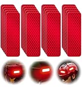 PHIXBEAR 20 Pcs Super Reflection Reflective Stickers Made of 3M DG3, Safety Reflective Tape for C...
