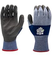 SHOWA Foam Nitrile Palm Coated General Purpose Work Glove with Microfiber Liner