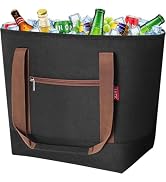 LHZK Cooler Bag, Jumbo Insulated Cooler Bag with Thermal Foam Insulation, Premium Cooler Tote Bag...