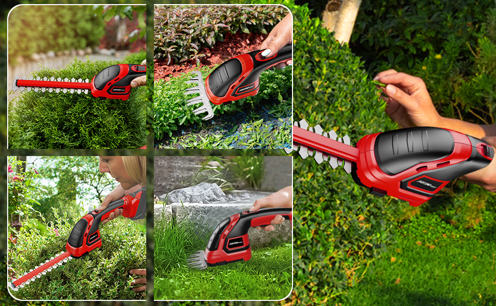 HEINPRO Cordless Hedge Trimmer Compatible with Milwaukee M18 18V Battery