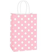 Small Gift Bags 25Pcs 5.25x3.75x8 Inches BagDream Paper Bags, Kraft Bags, Retail Bags, Holiday Pa...
