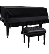 Yajun Grand Piano Cover Moisture-proof and Dustproof Baby Grand Piano Protective Cover Washable w...
