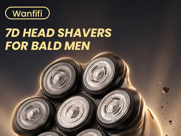 7D HEAD SHAVERSFOR BALD MEN