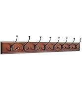 Franklin Brass R33646K-CFB-R Tri-Hook Hook Rack, 45 in. Cocoa and Flat Black