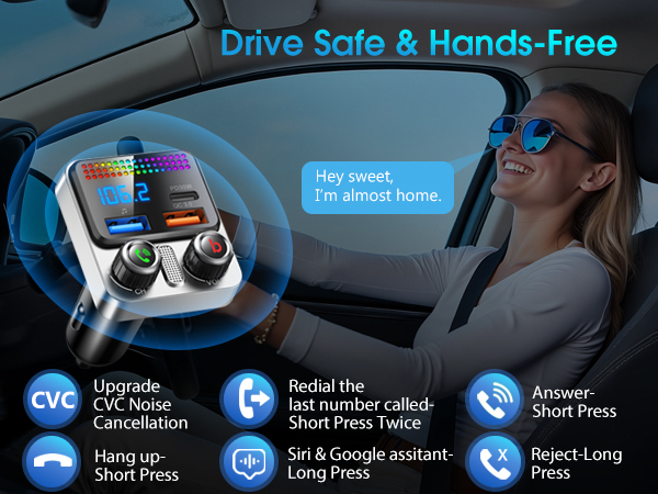 Bluetooth 5.4 Car Adapter