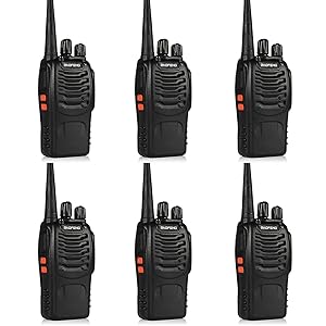 Walkie Talkies for Adults Long Range Baofeng BF-888S Professional Handheld 16 Channel Two Way Radio