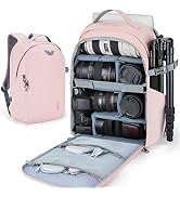 BAGSMART Camera Backpack, DSLR SLR Camera Bag Backpack Fits 15.6 Inch Laptop,Anti-Theft Waterproo...