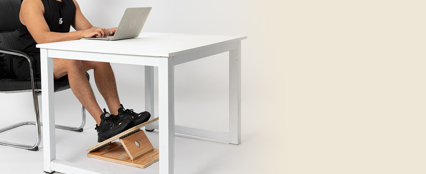 comfortable foot rest for office use to stretch calf and relief muscle pain