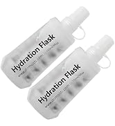 CXWLJL 150ml Soft Flask Collapsible Water Bottle Running Soft Flask Reservoir Handheld Folding Hy...