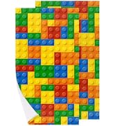 Ackutea Kids Hand Towels Set of 2 - Colorful Building Blocks Soft Highly Absorbent Toddler Bath S...
