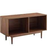 Liam Medium Mid-Century Record Storage Console Cabinet