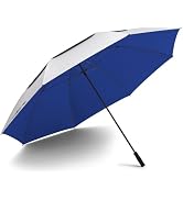 Fulynmen 80 Inch Extra Large Golf Umbrellas For Rain Heavy Duty Jumbo Stick UV Umbrellas For Sun ...