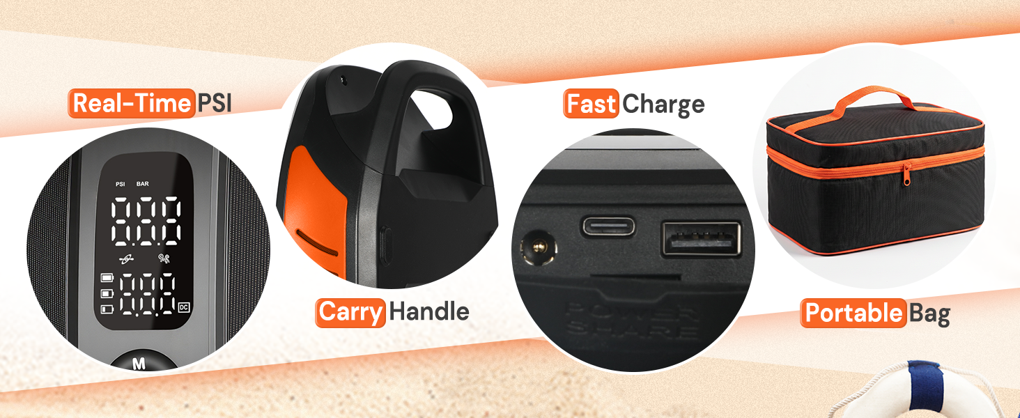 Electric Paddle Board Pump User-Friendly Design